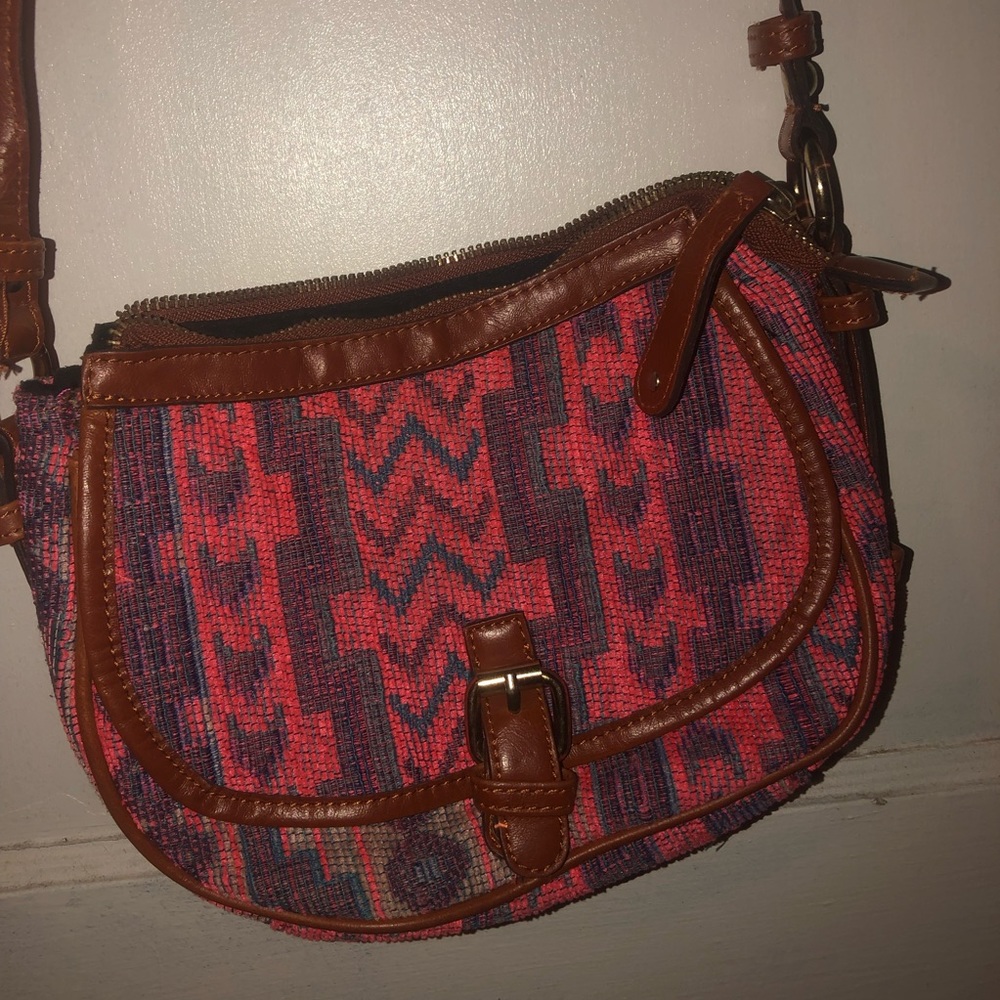 Serape style Cross body style purse
